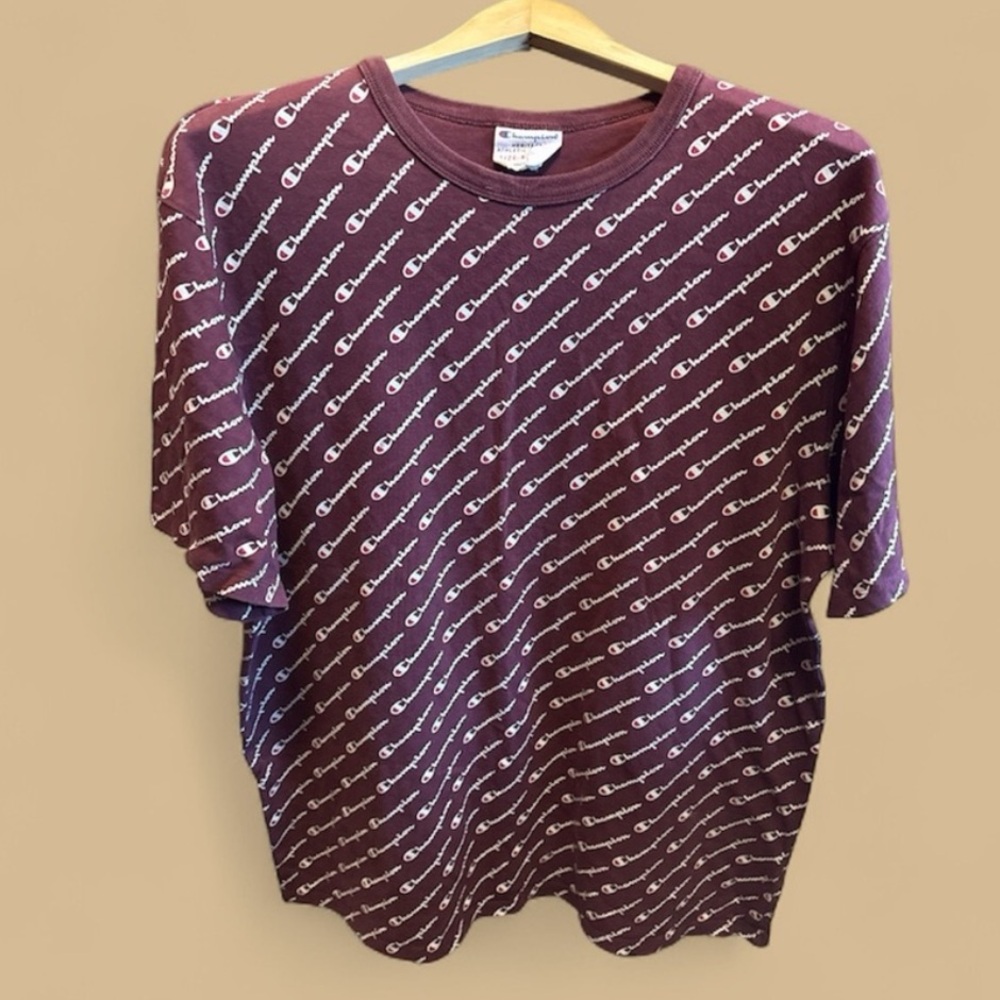 Champion Men’s Short Sleeve All Over Graphic T-Shirt Casual Mens Tee